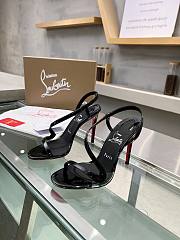 Christian Louboutin Rosa Z Sandals Patent Black  - 3