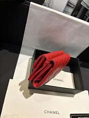 Chanel Wallet Red Caviar  - 4