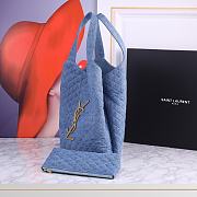 YSL Icare Blue denim Bag 58x43x8cm - Unahubs - 5