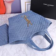 YSL Icare Blue denim Bag 58x43x8cm - Unahubs - 3