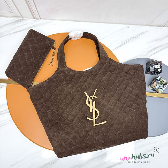 YSL Icare Brown Bag 58x43x8cm - Unahubs - 1