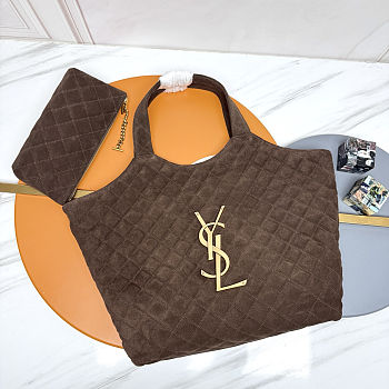 YSL Icare Brown Bag 58x43x8cm - Unahubs