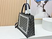 Dior Large Book Tote Blue 42cm - Unahubs - 4