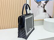 Dior Large Book Tote Blue 42cm - Unahubs - 3