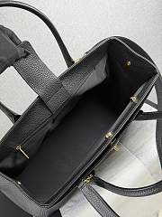 Chanel Vintage Tote Black Bag 36x15x24cm - Unahubs - 5