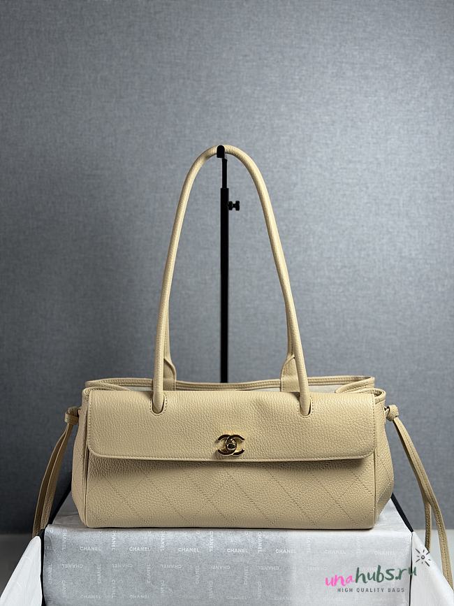 Chanel 26s Shopping bag beige caviar 30.5x15x11.5cm - Unahubs - 1