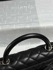 Chanel Coco Handle 26p Black Caviar 32cm - Unahubs - 4