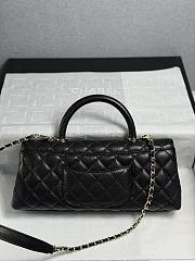 Chanel Coco Handle 26p Black Caviar 32cm - Unahubs - 5