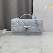 Dior My Mini Bag Blue Cannage Lambskin 21x11.5x4.5cm - 1