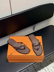 Hermes Miss sandal brown - 1