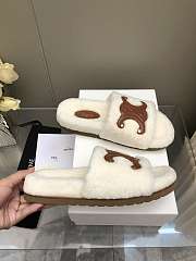 Celine shearing White Slides - Unahubs - 4