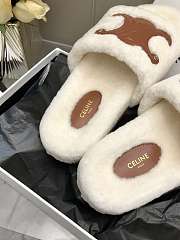 Celine shearing White Slides - Unahubs - 2