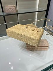 Chanel Vanity Case Raffia 19.5x5x17cm - Unahubs - 3