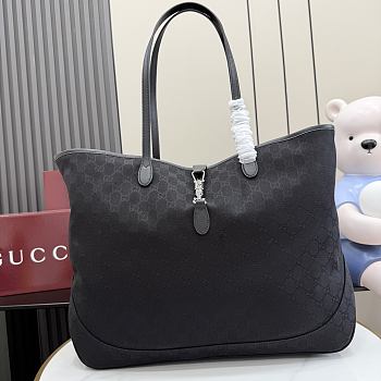 Gucci Jackie large tote bag black 55x37x14.5cm - Unahubs