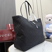 Gucci Jackie large tote bag black 55x37x14.5cm - Unahubs - 5