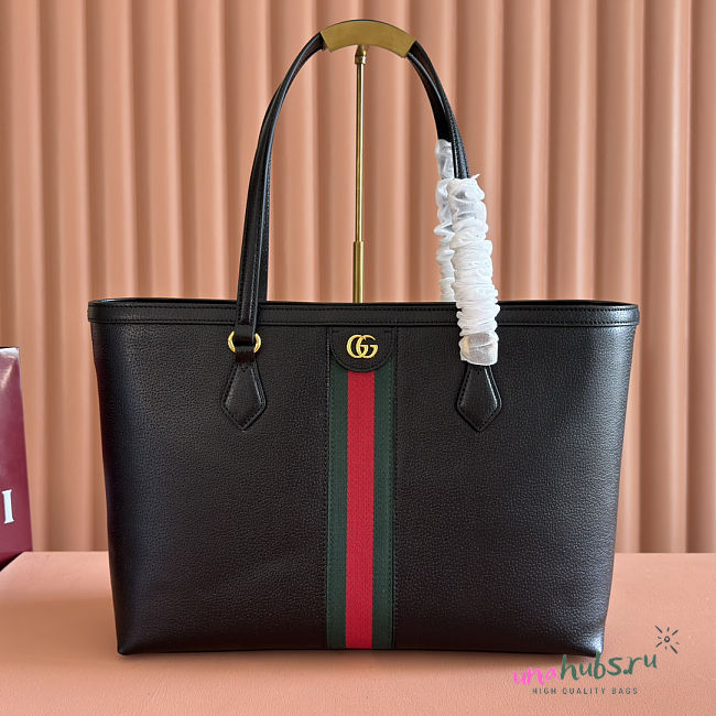 Gucci Ophidia Tote Black 38x28x14cm - Unahubs - 1