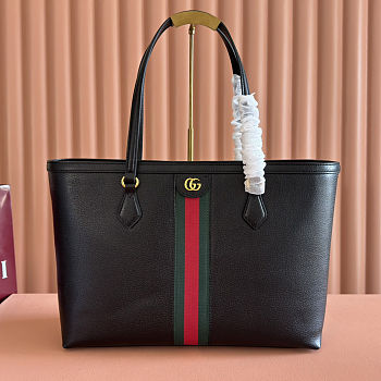 Gucci Ophidia Tote Black 38x28x14cm - Unahubs