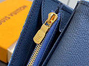 Louis Vuitton Sarah wallet Blue 19x10.5x2.5cm - Unahubs - 4