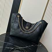 Chanel Shopping Tote Bag Black Caviar 54x33x15cm - 1