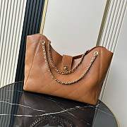 Chanel Shopping Tote Bag Brown Caviar 54x33x15cm - 1