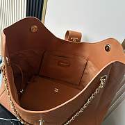 Chanel Shopping Tote Bag Brown Caviar 54x33x15cm - 5