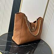 Chanel Shopping Tote Bag Brown Caviar 54x33x15cm - 4