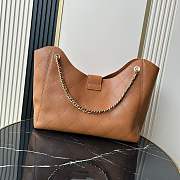 Chanel Shopping Tote Bag Brown Caviar 54x33x15cm - 3