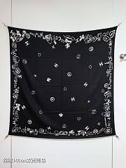 Chanel Black Scarf 140x140cm - 1