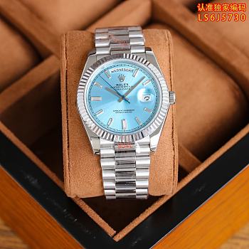 Rolex Datejust light blue Watch