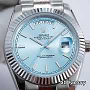 Rolex Datejust light blue Watch - 4