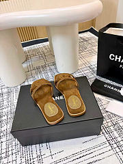Chanel Suede Slides  - 2