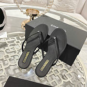 Chanel Black Flip Flops 02 - 3