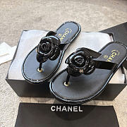 Chanel Black Flip Flops 03 - 2