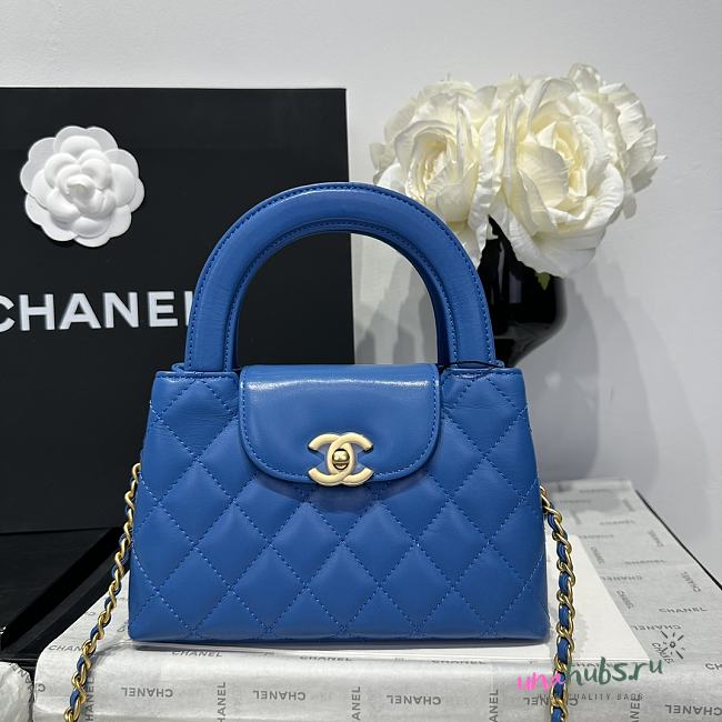 Chanel Kelly Bag blue - 19X13X7cm - 1