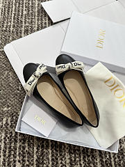 Dior J'Adior Ballet Flat Black Lambskin - 3