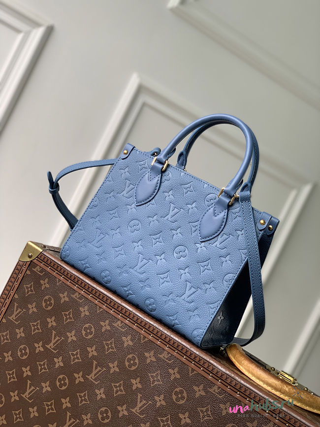 Louis Vuitton OnTheGo PM Blue 25x19x11.5cm - Unahubs - 1