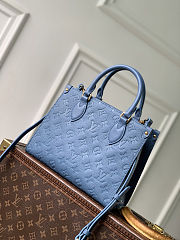 Louis Vuitton OnTheGo PM Blue 25x19x11.5cm - Unahubs - 4