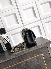 Chanel 11.12 Flap Bag Black Lambskin 20cm - Unahubs - 3