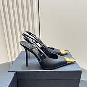 YSL Jeanne Slingback Black Pumps  - 1