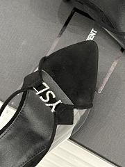 YSL Jerry mules in TPU and rhinestones black 8cm - 2
