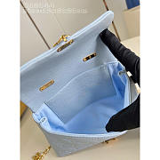 Louis Vuitton Nano Madeleine Handbag Confetti Blue 21x12.5x6cm - Unahubs - 5