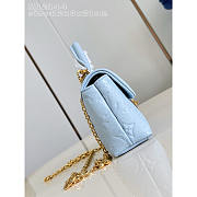 Louis Vuitton Nano Madeleine Handbag Confetti Blue 21x12.5x6cm - Unahubs - 4