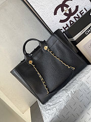 Chanel Tote Bag black Calfskin 38x29.5x21cm - 4