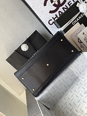 Chanel Tote Bag black Calfskin 38x29.5x21cm - 3