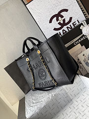 Chanel Tote Bag black Calfskin 38x29.5x21cm - 2