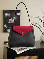 Chanel 26 Tote Bag Black Red 32x25x15cm - Unahubs - 1