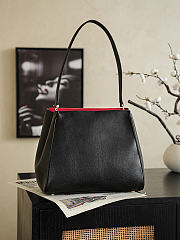 Chanel 26 Tote Bag Black Red 32x25x15cm - Unahubs - 2