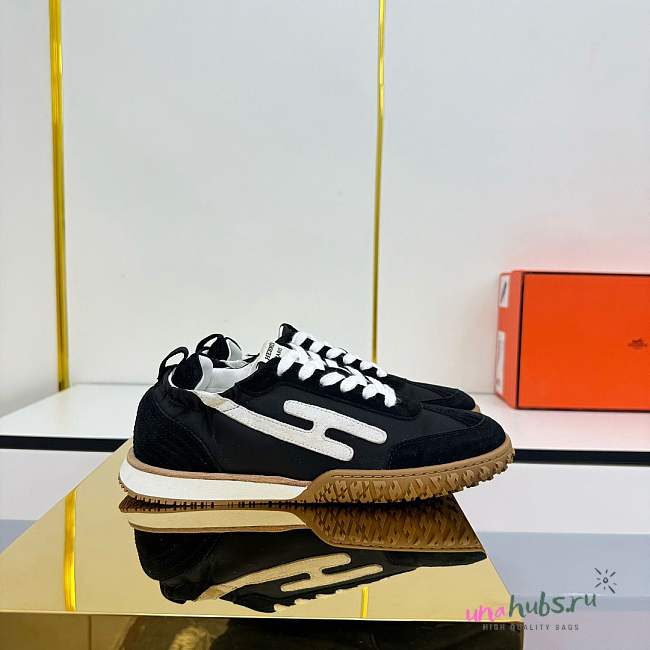 Hermes jet black sneaker - Unahubs - 1