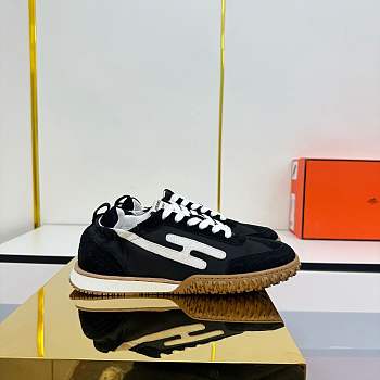 Hermes jet black sneaker - Unahubs