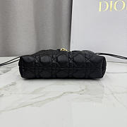 Dior Adiorable Mini Bucket Bag Black Lambskin 22x20x5.5cm - Unahubs - 5